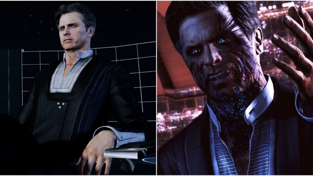 A The Illusive Man dekonstrukciója a „Mass Effect” 2. és 3. része között  Kép forrása: a szerző sajátja
